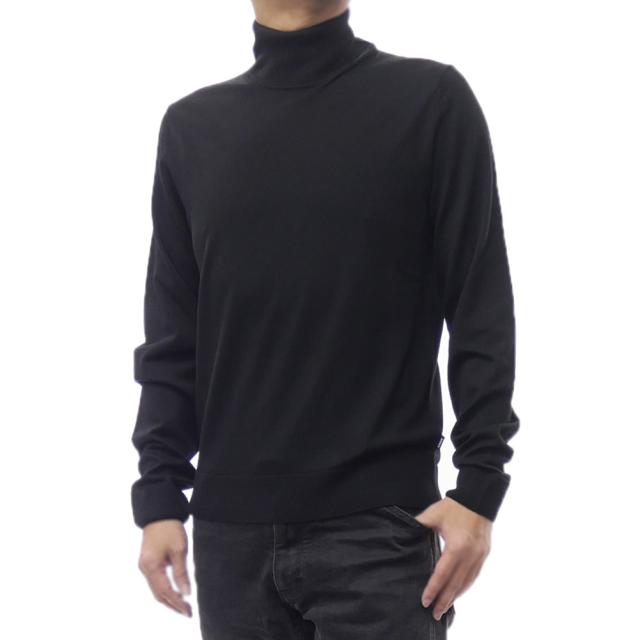 セールAW HUGO BOSS ヒューゴボス メンズハイネックセーター ニット 50550015 10274999 / H-Helixon ブラック