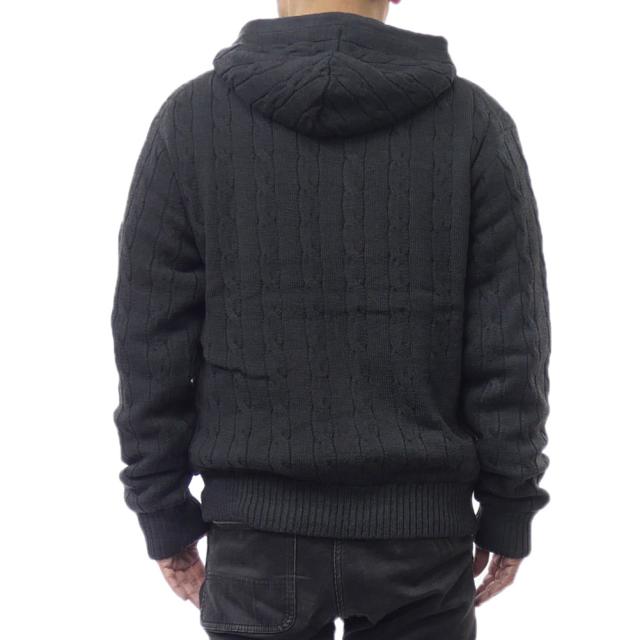 セールAW HUGO BOSS ヒューゴボス メンズニット パーカー 50548679 10274251 / Kudab le チャコールグレー_3