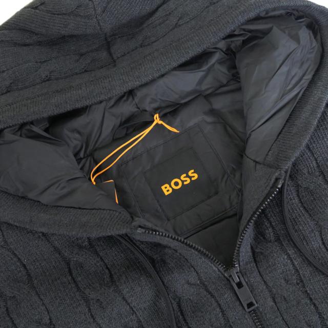 セールAW HUGO BOSS ヒューゴボス メンズニット パーカー 50548679 10274251 / Kudab le チャコールグレー_5