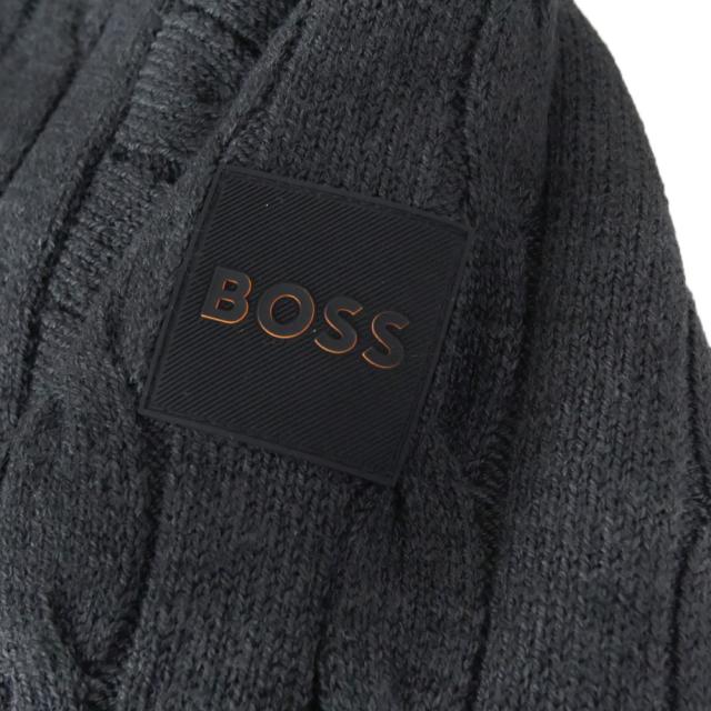 セールAW HUGO BOSS ヒューゴボス メンズニット パーカー 50548679 10274251 / Kudab le チャコールグレー_6