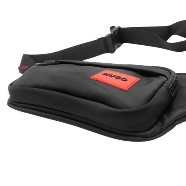 2025 秋冬新作！ HUGO・HUGO BOSS ヒューゴボス バッグ メンズ ボディバッグ 50491759 10236381 / Thon 2.0N Bumbag N ブラック