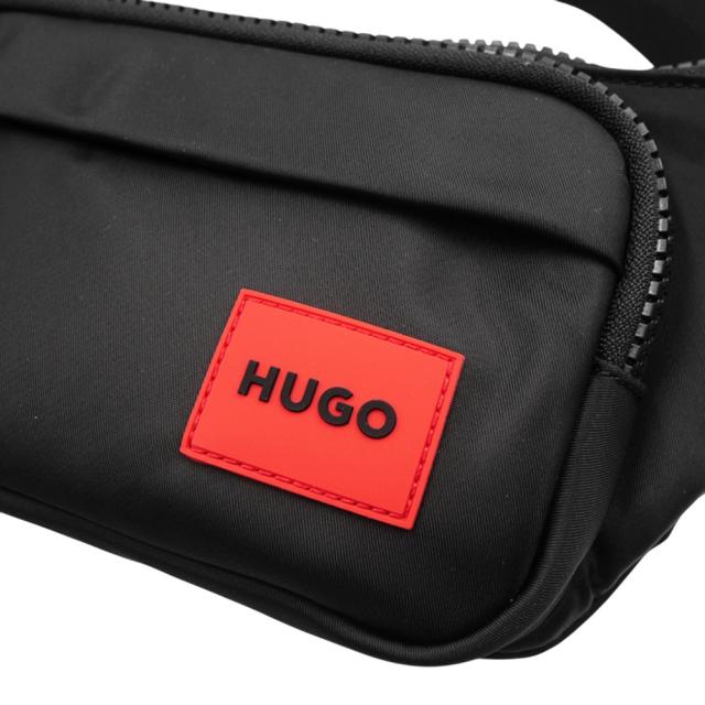2025 秋冬新作！ HUGO・HUGO BOSS ヒューゴボス バッグ メンズ ボディバッグ 50491759 10236381 / Thon 2.0N Bumbag N ブラック