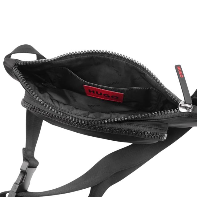 2025 秋冬新作！ HUGO・HUGO BOSS ヒューゴボス バッグ メンズ ボディバッグ 50491759 10236381 / Thon 2.0N Bumbag N ブラック
