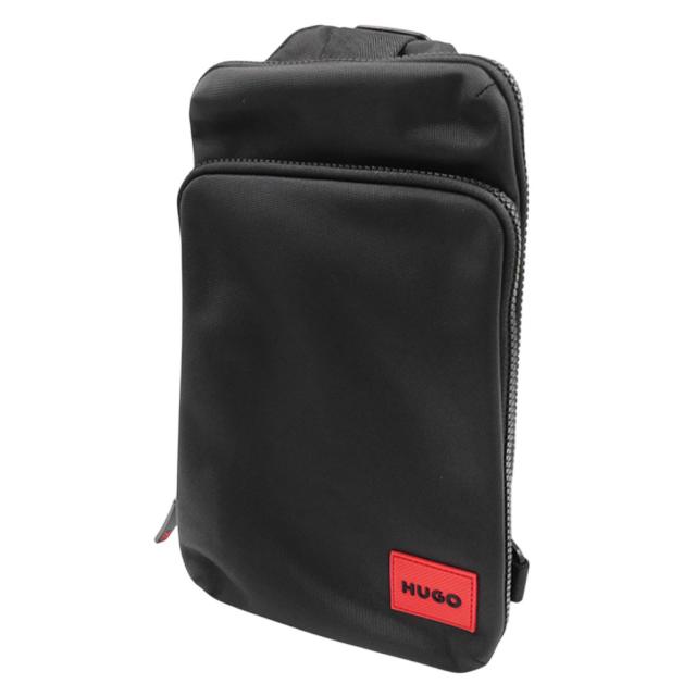 2025 秋冬新作！ HUGO・HUGO BOSS ヒューゴボス バッグ メンズ ワンショルダーバッグ 50547772 10273895 / Ethon 3.0 Monostrap ブラック