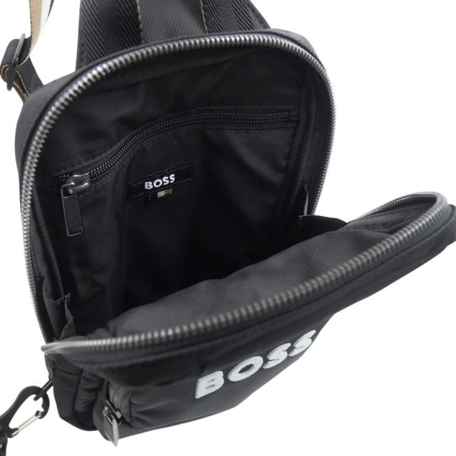 2025 秋冬新作！ HUGO BOSS ヒューゴボス バッグ メンズ ワンショルダーバッグ 50548221 10266131 / Catch_ 3.0_ Monostrap ブラック