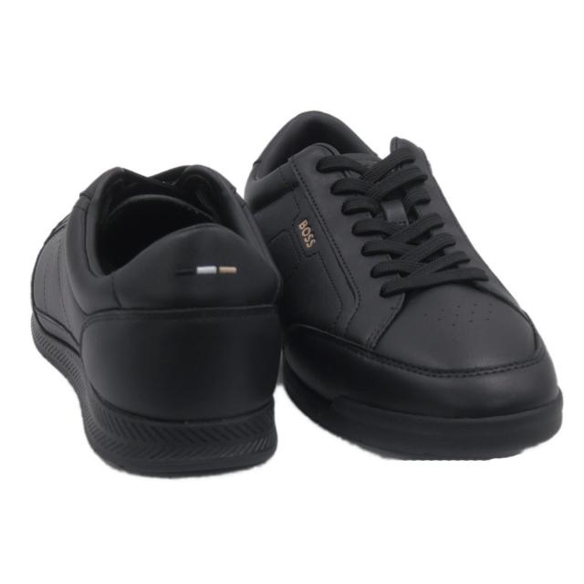 セールAW HUGO BOSS ヒューゴボス メンズローカット スニーカー 50552880 10275952 / Nitan_Lowp_bu ブラック