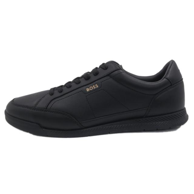セールAW HUGO BOSS ヒューゴボス メンズローカット スニーカー 50552880 10275952 / Nitan_Lowp_bu ブラック
