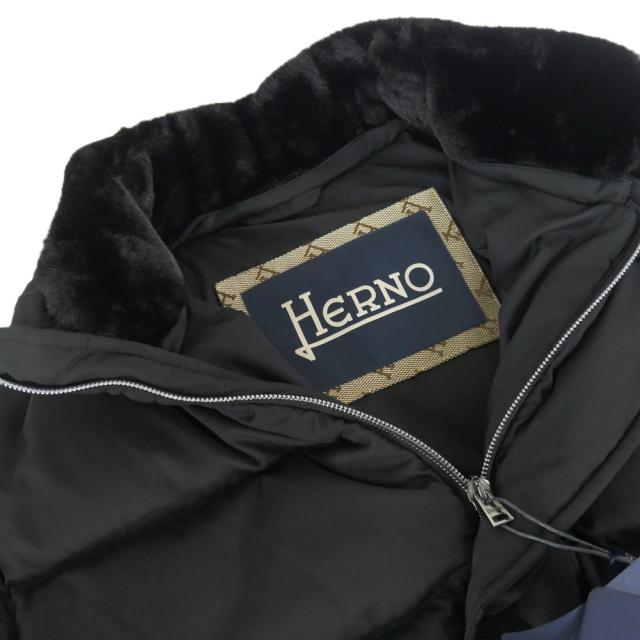 セールAW HERNO ヘルノ メンズ ダウンブルゾン PI001019U 12414Z ブラック_5