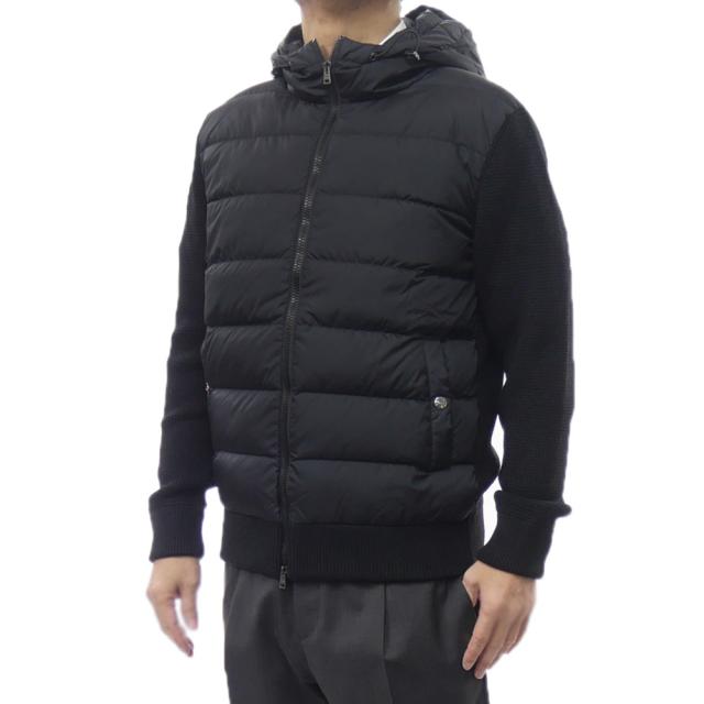 セールAW HERNO ヘルノ メンズダウンブルゾン MP000B5U 70259 ブラック