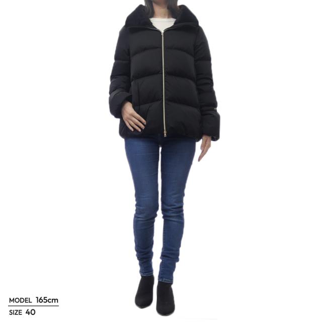 HERNO ヘルノ レディースダウンジャケット PI002141D 12414 ブラック