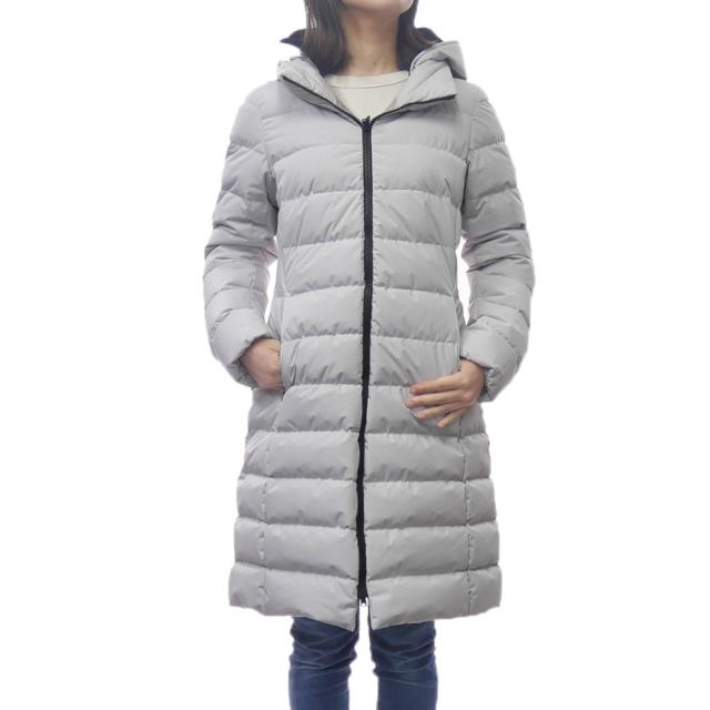 セールAW HERNO ヘルノ レディース ダウンコート PI002080D 12840Z ライトグレー