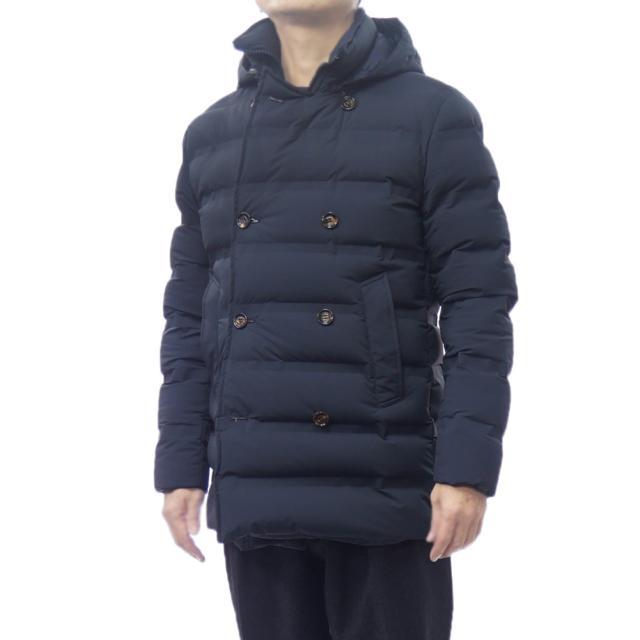 セールAW KIRED キーレッド メンズ ダウンコート WHOODOW68065 / HOODO ネイビー
