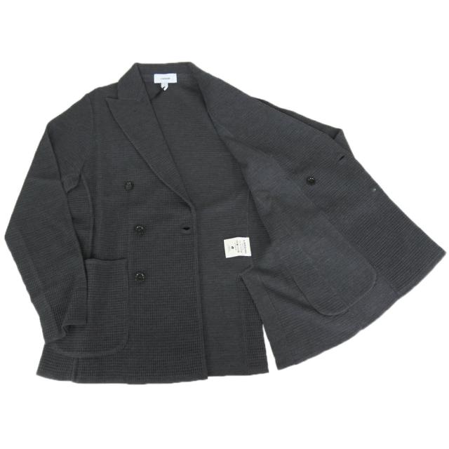 セールAW LARDINI ラルディーニ ジャケット メンズ ダブル6Bニットジャケット CNLJM57 AA65001 グレー_9