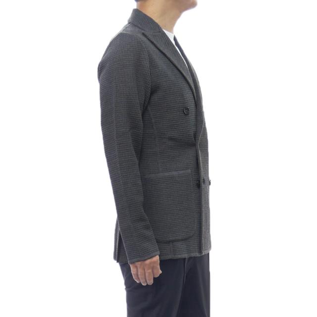 セールAW LARDINI ラルディーニ ジャケット メンズ ダブル6Bニットジャケット CNLJM57 AA65001 グレー_2