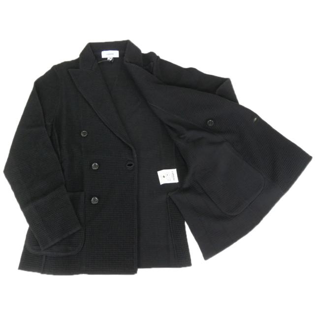 2025 秋冬新作！ LARDINI ラルディーニ ジャケット メンズ ダブル6Bニットジャケット CNLJM57 AA65001 ブラック セールAW LARDINI ラルディーニ ジャケット メンズ ダブル6Bニット