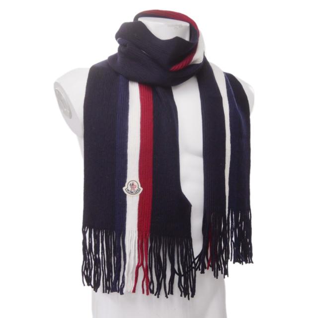セールAW MONCLER モンクレール マフラー メンズ レディース ユニセックス 3C00019 A9575 ネイビー