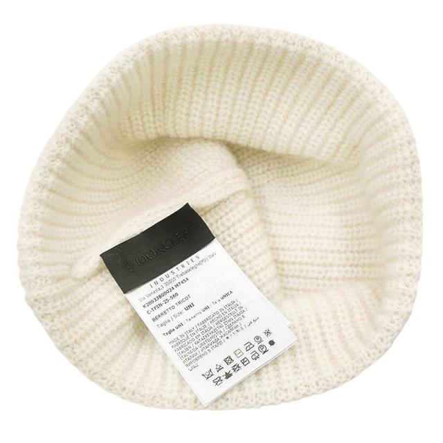 秋新作 MONCLER モンクレール 帽子 レディース ニットキャップ 3B00024