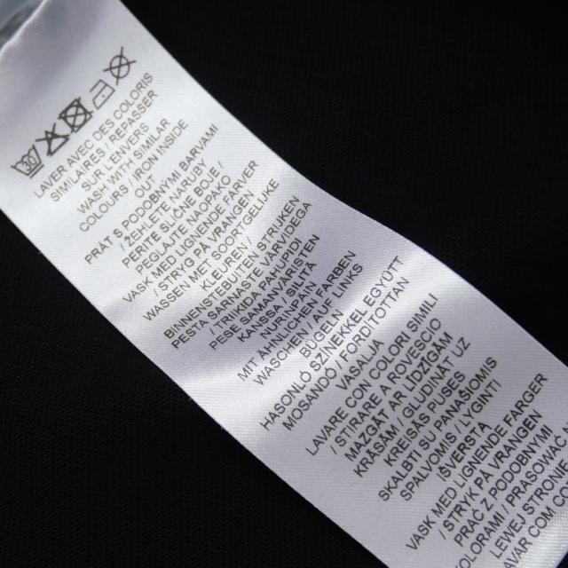 セールAW MAISON KITSUNE メゾンキツネ Tシャツ メンズ 長袖 トップス 綿100％ クルーネック ロンT PM00104 KJ0119 / STUNT FOX LONG SLEEVE TEE-SHIRT ブラック_9