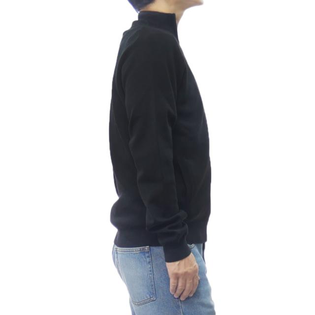 セールAW MAISON KITSUNE メゾンキツネ メンズ ジップアップセーター PM02113 KT1168 / TECHNICAL MERINO WOOL KNITTED JACKET ブラック_2