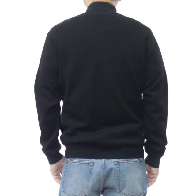 セールAW MAISON KITSUNE メゾンキツネ メンズ ジップアップセーター PM02113 KT1168 / TECHNICAL MERINO WOOL KNITTED JACKET ブラック_3