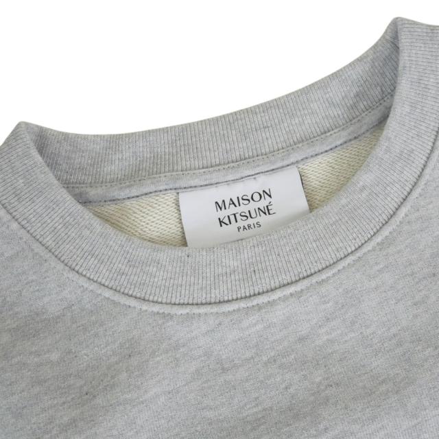 セールAW MAISON KITSUNE メゾンキツネ トレーナー レディース トップス コットン 綿100％ PW00316 KM0341 / DRESSED FOX COMFORT SWEATSHIRT グレー_5