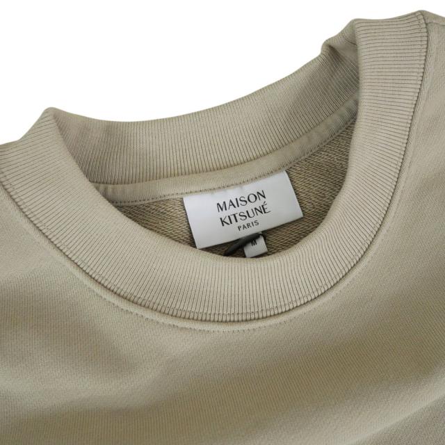 セールAW MAISON KITSUNE メゾンキツネ トレーナー レディース トップス コットン 綿100％ PW00318 KM0341 / LADY FOX CROPPED SWEATSHIRT グレージュ_5