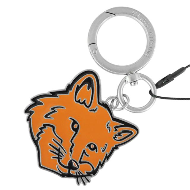 MAISON KITSUNE メゾンキツネ キーリング/キーホルダー PM06900AM1002 / FOX HEAD KEYRING オレンジ