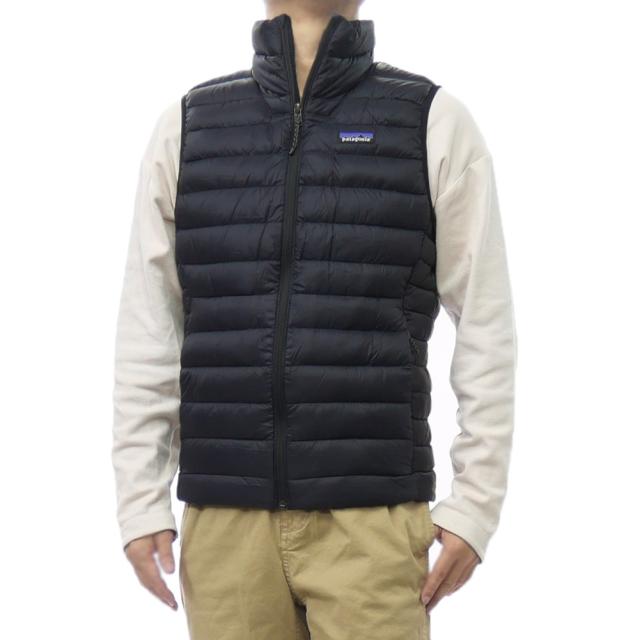 2025 秋冬新作！ PATAGONIA パタゴニア メンズ ダウンベスト 84623/M’S DOWN SWEATER VEST（メンズ ダウンセーターベスト） BLK ブラック