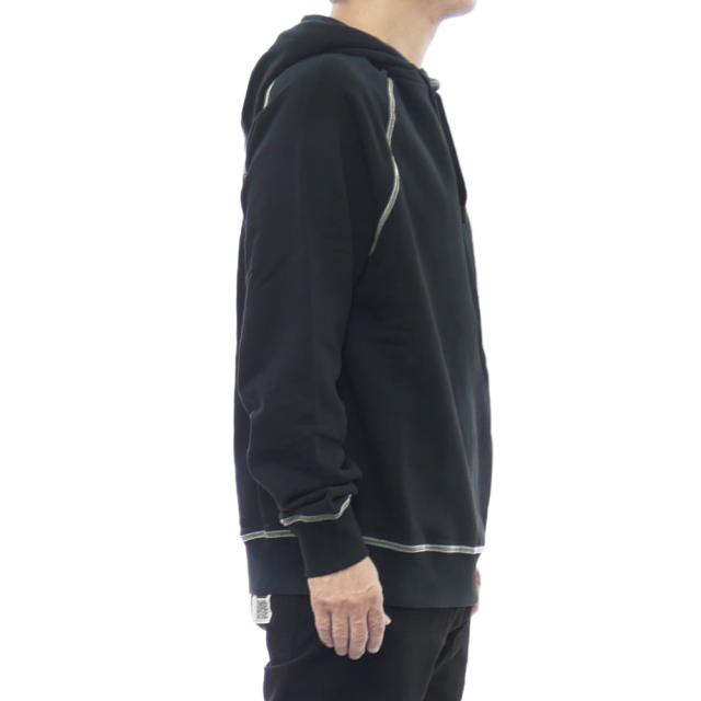 セールAW PS PAUL SMITH ポールスミス パーカー メンズ プルオーバー コットン 綿100％ M2R 960XE T21169 ブラック_2