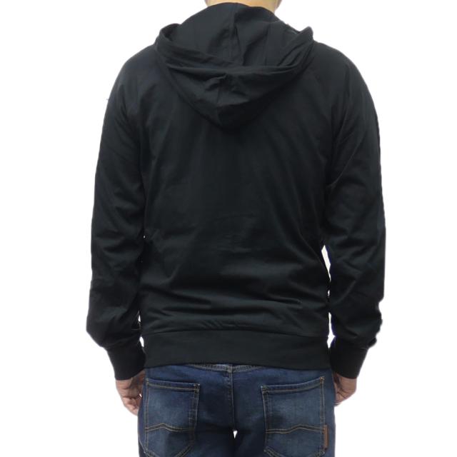 セールAW PAUL SMITH ポールスミス パーカー メンズ ジップアップ コットン 綿100％ M1A 500M AU279B ブラック 定番人気商品_3