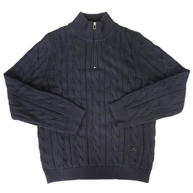 セールAW PS PAUL SMITH ポールスミス メンズ ジップアップセーター M2R 496Z T22515 ネイビー_4