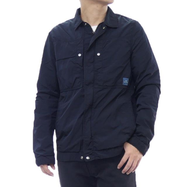 PS PAUL SMITH ポールスミス ナイロンジャケット メンズ M2R 587Z T22379 ブラック