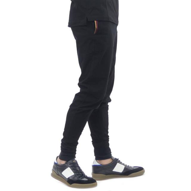 PAUL SMITH ポールスミス スウェットパンツ メンズ コットン 綿100％ M1A 373K AU279 ブラック 定番人気商品 PAUL SMITH ポールスミス スウェットパンツ メンズ コットン 綿100
