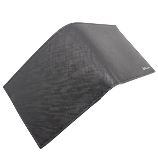 セールAW PAUL SMITH ポールスミス 財布 メンズ 二つ折り財布 小銭入れ付き M1A 4833 TGLECO ブラック_3