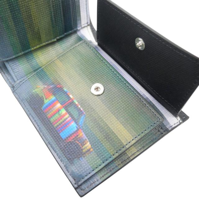 セールAW PAUL SMITH ポールスミス 財布 メンズ 二つ折り財布 小銭入れ付き M1A 4833 TGLECO ブラック_5