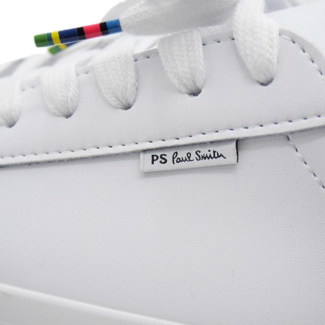 セールAW PS PAUL SMITH ポールスミス メンズ スニーカー 靴 シューズ ローカット M2S AMS01 NLEA / AMOS ホワイト 定番人気商品
