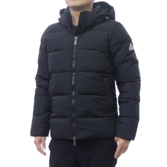 2025 秋冬新作！ PYRENEX ピレネックス メンズ ダウンジャケット HMY022 / SPOUTNIC MINI RIPS TOP ブラック