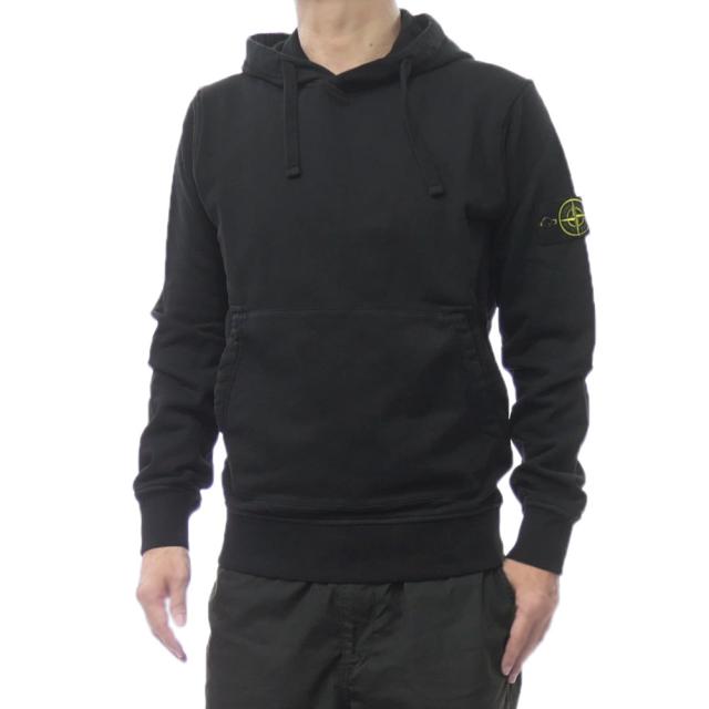 2025 秋冬新作！ STONE  ストーンアイランド パーカー メンズ プルオーバー 6100062 ブラック