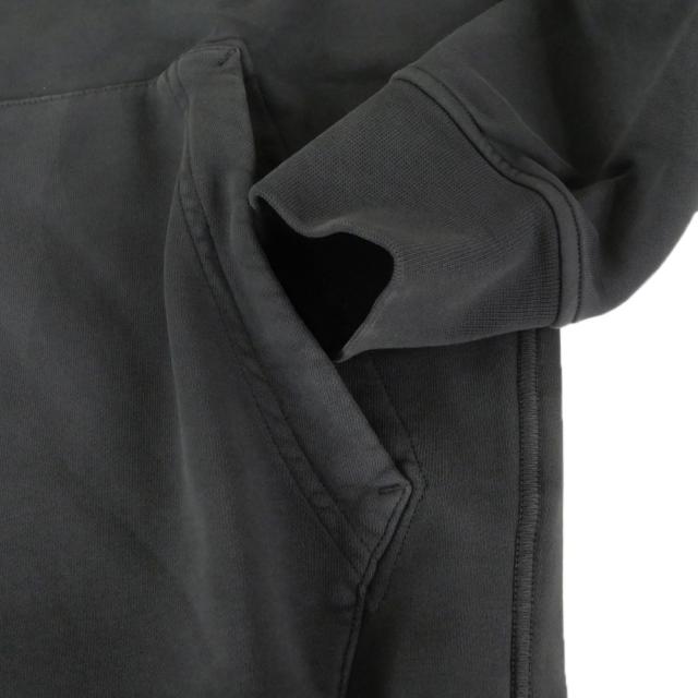 2025 秋冬新作！ STONE  ストーンアイランド スウェット メンズ ジップアップ コットン 綿100％ 6100063 ダークチャコール 秋新作 STONE ISLAND ストーンアイランド スウェット メンズ ジップ