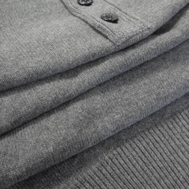 セールAW STONE ISLAND ストーンアイランド メンズ ハーフジップセーター 5100040 グレー_9