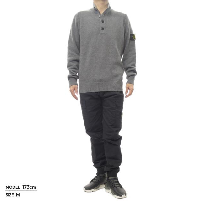セールAW STONE ISLAND ストーンアイランド メンズ ハーフジップセーター 5100040 グレー_1