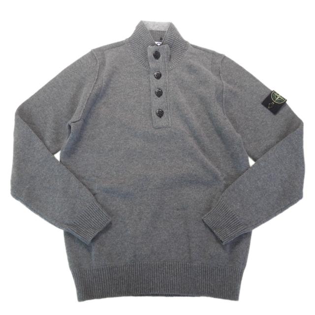 セールAW STONE ISLAND ストーンアイランド メンズ ハーフジップセーター 5100040 グレー_4