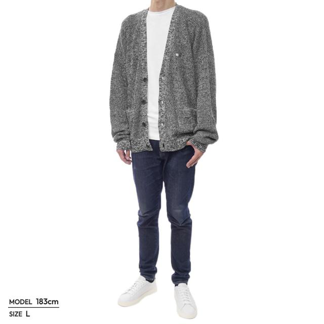 セールAW TOMMY JEANS トミージーンズ メンズ カーディガン ニット DM22104 ブラック