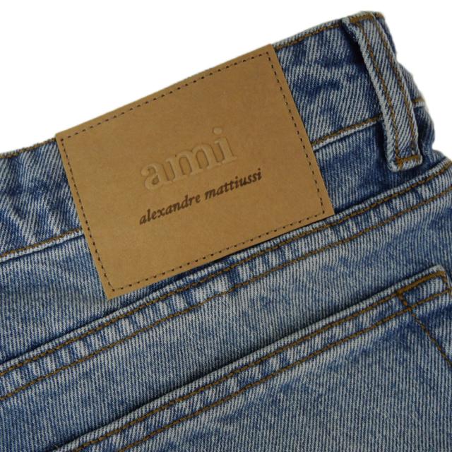 セールSS AMI PARIS アミパリス ジーンズ メンズ コットン 綿100
