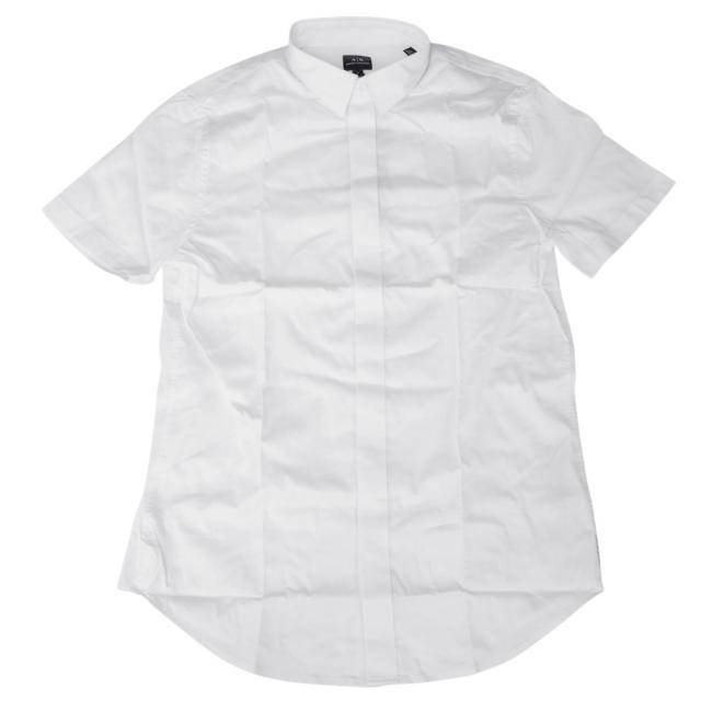 旧モデルセール！ ARMANI EXCHANGE A/X アルマーニエクスチェンジ カジュアルシャツ メンズ 8NZCBF ZN10Z ホワイト 定番人気商品_4