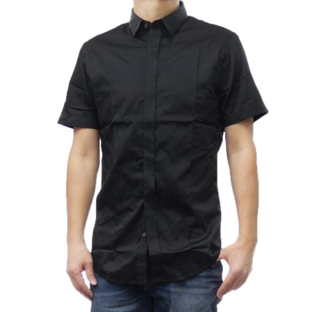 セールSS ARMANI EXCHANGE A/X アルマーニエクスチェンジ カジュアルシャツ メンズ 8NZCBF ZN10Z ブラック 定番人気商品