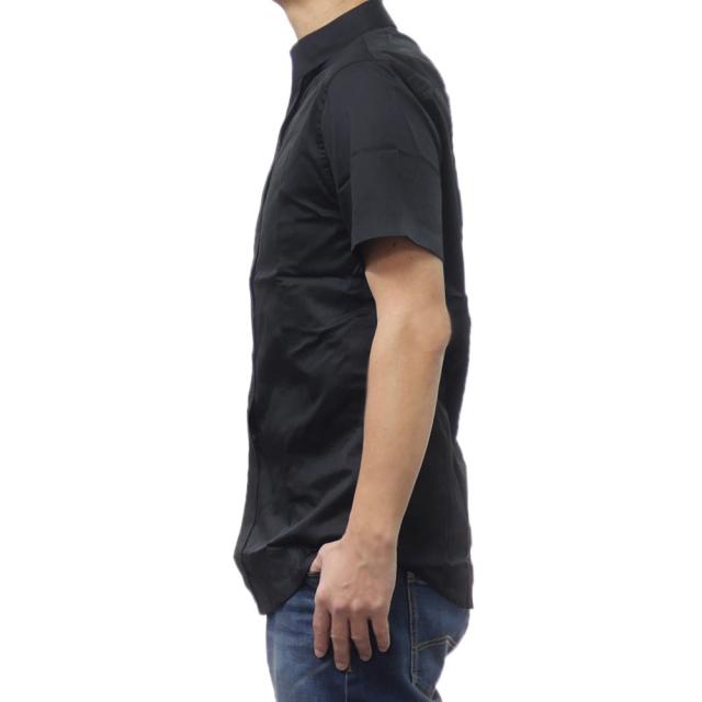 旧モデルセール！ ARMANI EXCHANGE A/X アルマーニエクスチェンジ カジュアルシャツ メンズ 8NZCBF ZN10Z ブラック 定番人気商品_2