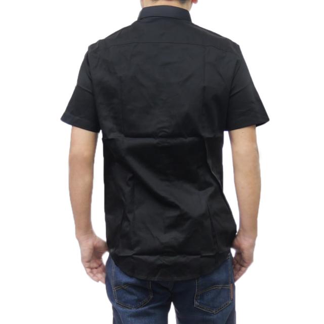 旧モデルセール！ ARMANI EXCHANGE A/X アルマーニエクスチェンジ カジュアルシャツ メンズ 8NZCBF ZN10Z ブラック 定番人気商品_3