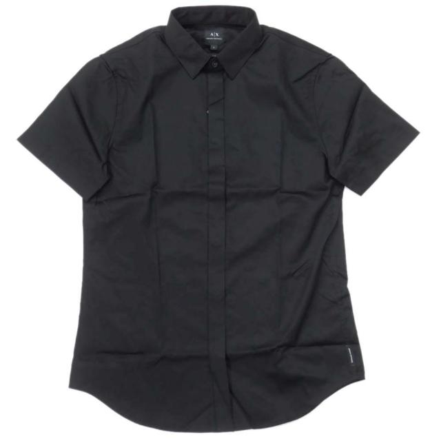 旧モデルセール！ ARMANI EXCHANGE A/X アルマーニエクスチェンジ カジュアルシャツ メンズ 8NZCBF ZN10Z ブラック 定番人気商品_4