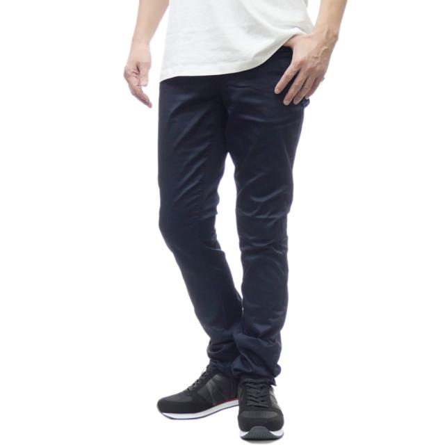 セールSS ARMANI EXCHANGE A/X アルマーニエクスチェンジ 5ポケットパンツ メンズ XM000070 AF13236 ストレッチ パンツ ズボン ボトムス ブランド ロゴ 刺繍 カジュアル きれいめ ダークネイビー